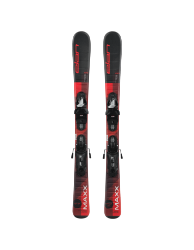 Lyže Elan MAXX BLACK/RED JRS + EL 4.5...