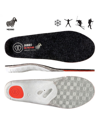 Vložky do bot Sidas Winter 3D Merino...